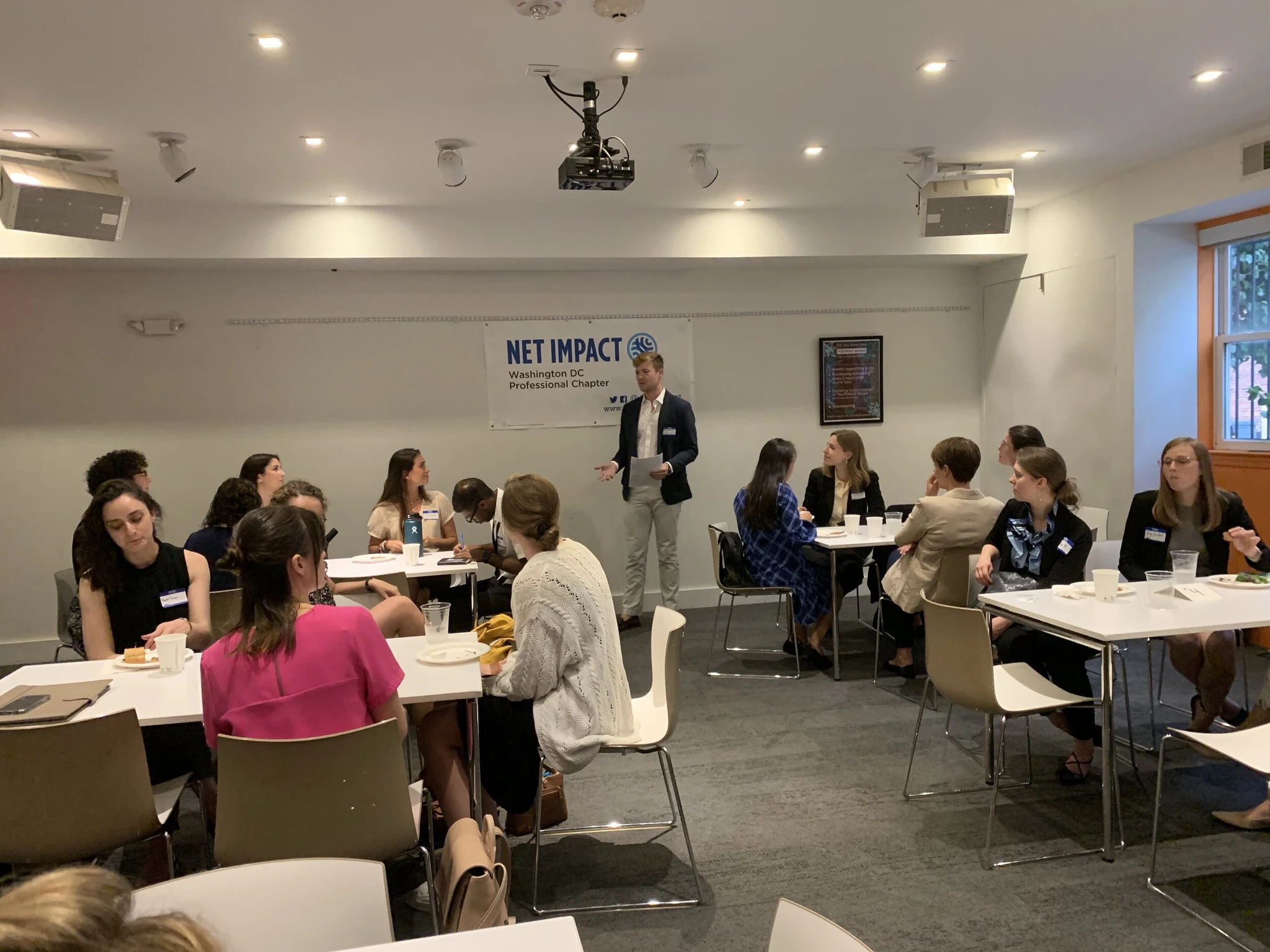  We had a full house at our sold out 2019 Celebrity Networking event! Attendees participated in roundtable sessions with a variety of local “celebrities” working in the sustainability and social impact spaces. These small groups facilitated networking with the celebrities as well as other attendees.  