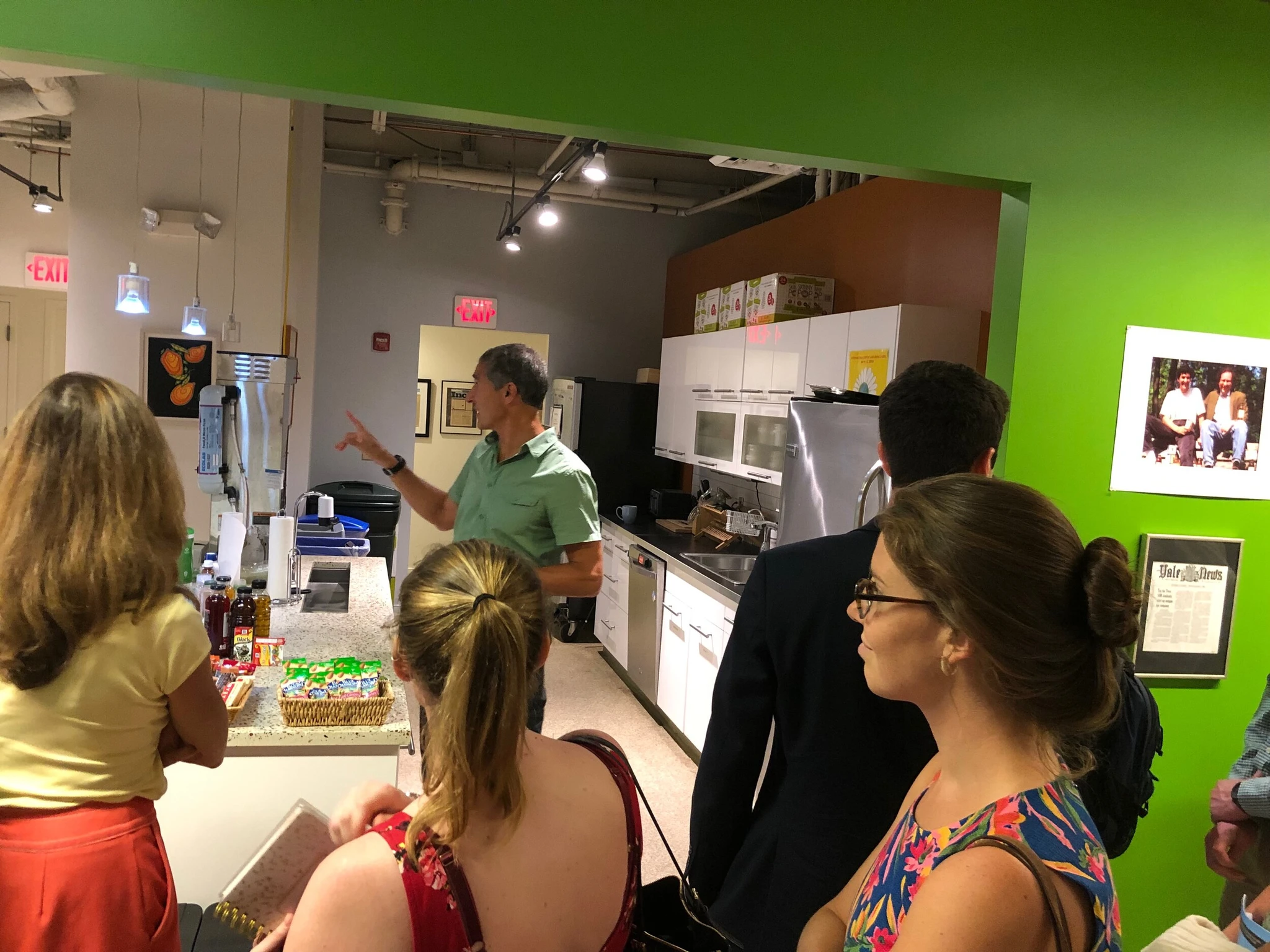  We were privileged to have an exclusive tour the Honest Tea Headquarters in Bethesda, Maryland, led by Honest Tea-EO Emeritus himself, Seth Goldman! 