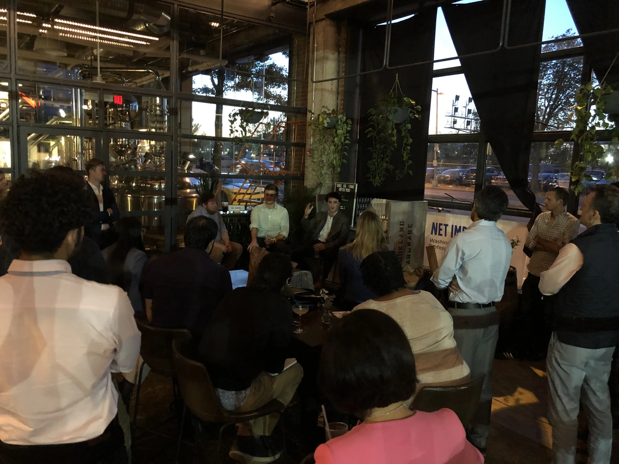  We learned a lot about how nonprofits can leverage blockchain and cryptocurrency for impact from our friends at  The Giving Block ! It was a packed house for an interesting discussion!  